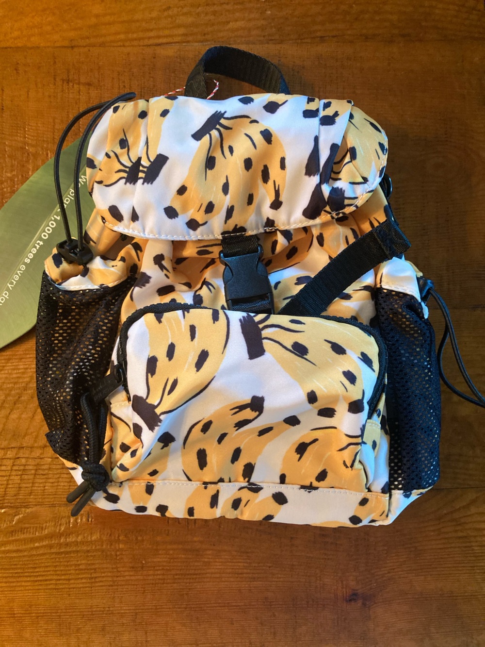 NEW FARM RIO Off-White Bossa Banana Bag Backpack Crossbody Yellow 9.75" x 7.75" - Picture 7 of 9